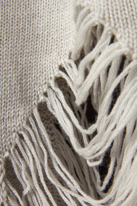 IRO JEANS niesamowicie mięciutki sweter wełna motyw dziur luźny krój L