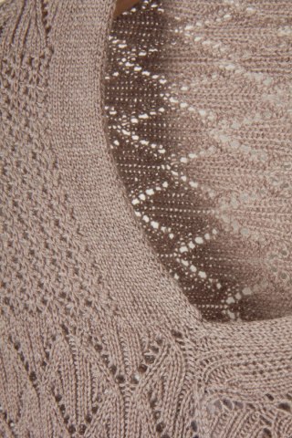 JIGSAW niesamowity mięciutki włoski sweter ponczo wełna one size