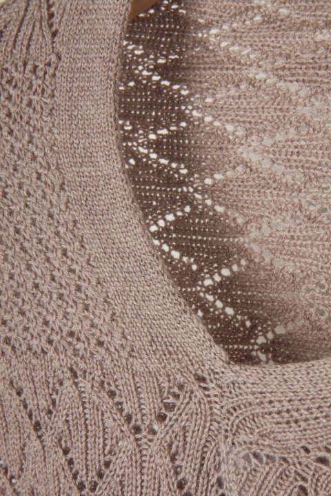 JIGSAW niesamowity mięciutki włoski sweter ponczo wełna one size