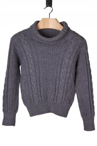 JOHN PARTRIDGE fantastyczny sweter wełna piękny splot S