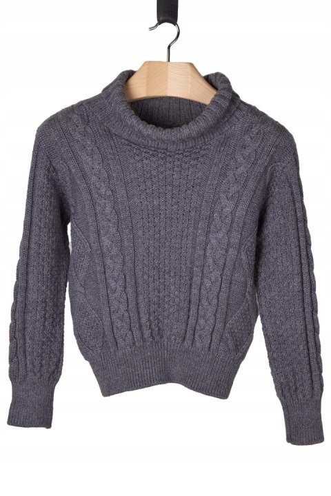 JOHN PARTRIDGE fantastyczny sweter wełna piękny splot S