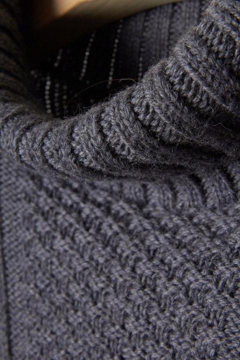 JOHN PARTRIDGE fantastyczny sweter wełna piękny splot S