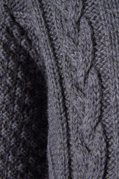 JOHN PARTRIDGE fantastyczny sweter wełna piękny splot S