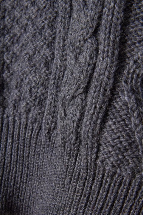 JOHN PARTRIDGE fantastyczny sweter wełna piękny splot S