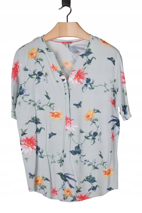 JOULES - delikatna luźna bluzka roślinny motyw - M