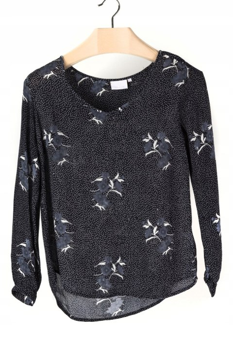 KAFFE - delikatna luźna tunika w kwiaty - 36