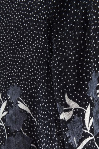 KAFFE - delikatna luźna tunika w kwiaty - 36