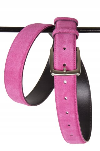 KETTLEWELL - portugalski pasek skórzany pink orchid