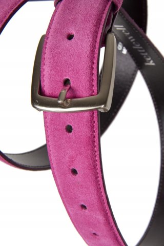 KETTLEWELL - portugalski pasek skórzany pink orchid