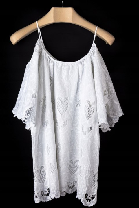 LITTLE WHITE LIES - cudowna tunika haft - 36