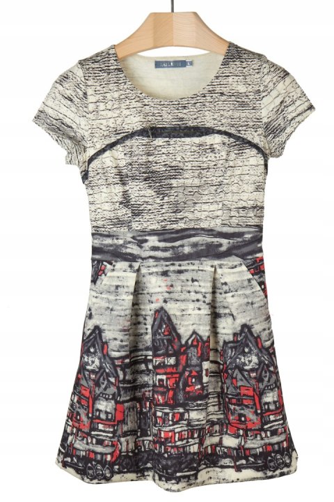 LULU-H - ciekawa sukienka na lato wzory - 36