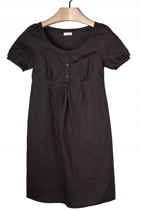 MAX&Co. - minimalistyczna sukienka brąz - 36