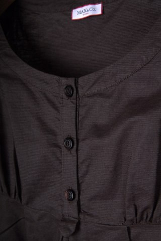 MAX&Co. - minimalistyczna sukienka brąz - 36