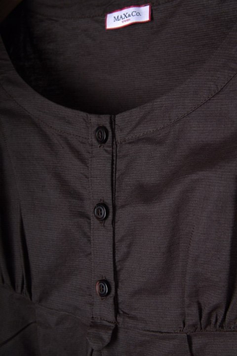 MAX&Co. - minimalistyczna sukienka brąz - 36