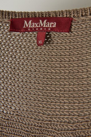 MAXMARA STUDIO - mięciutki sweter jedwab bawełna - one size