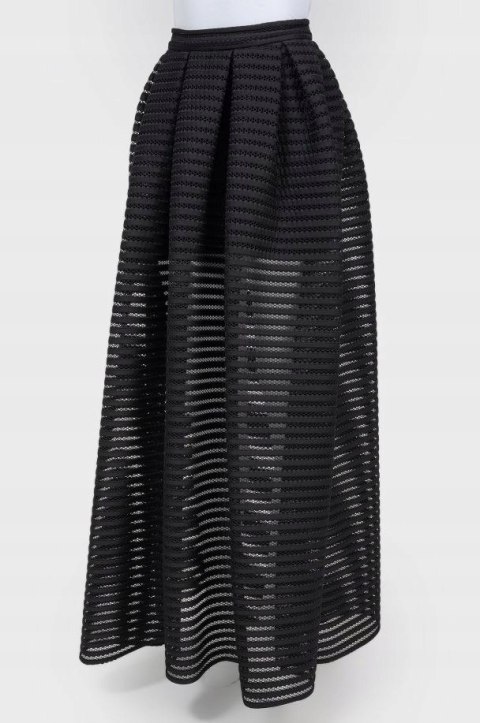 MAJE wyjątkowa długa spódnica żakardowa XS