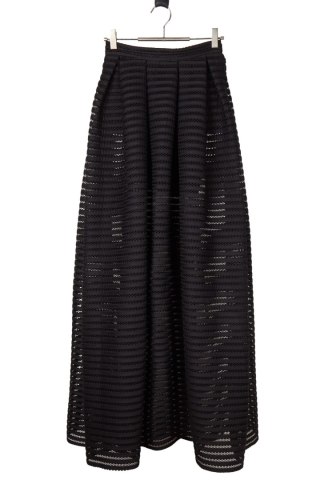 MAJE wyjątkowa długa spódnica żakardowa XS