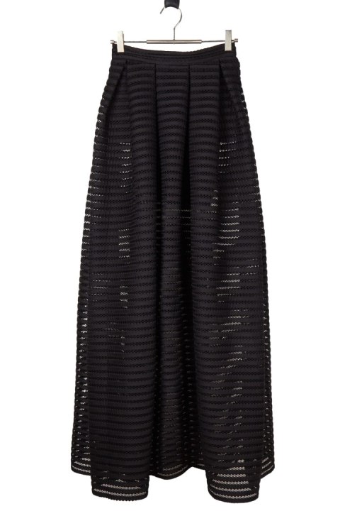MAJE wyjątkowa długa spódnica żakardowa XS