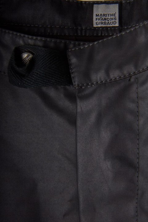 MARITHE FRANCOIS GIRBAUD - spódnica podpinane boki heban- 38/40