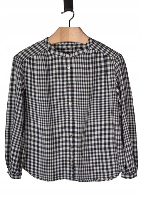 MARKS&SPENCER -mięciutka bluzka wiskoza len-38