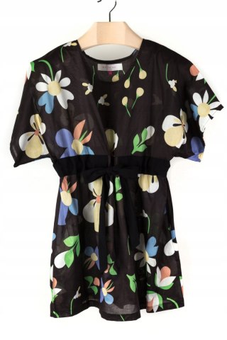 MINI FOR MANY - fantastyczna tunika kwiaty - 38