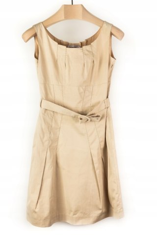 MONNARE - elegancka sukienka z paskiem - M