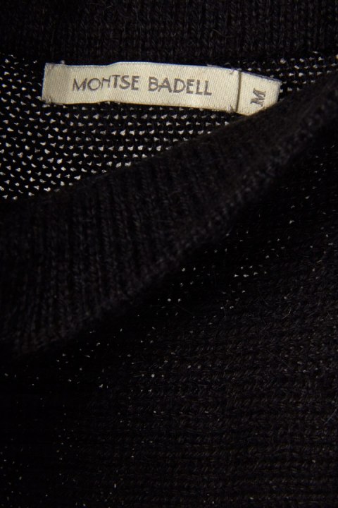 MONTSE BADELL mięciutka unikatowa spódnica dzianina alpaka hand made M