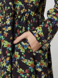 NEO NOIR - przesłodka sukienka drobne kwiatki - 36