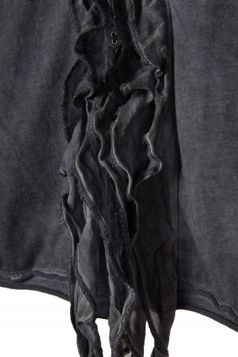 NILE wyjątkowa romantyczna bluzka bawełna falbanki S