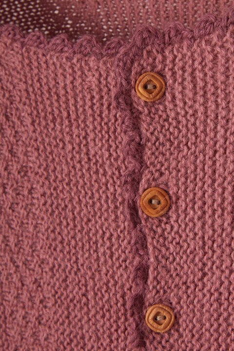 Niespotykany sweter wełniany rękodzieło - L