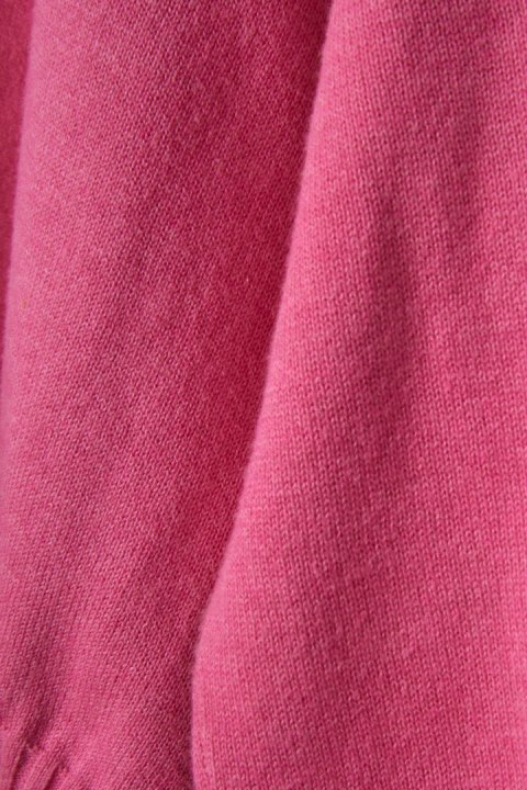 OCHRE NEPAL wyjątkowy sweter wysokiej klasy bawełna róż oversize one size