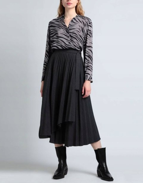 PANICALE - luksusowa włoska spódnica plisowana z wełną - 40