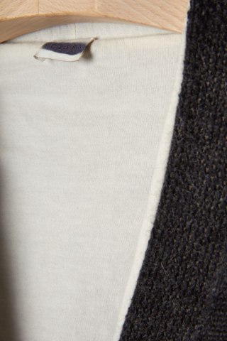 POETRY niespotykany sweter wełna alpaka bawełniana podszewka M