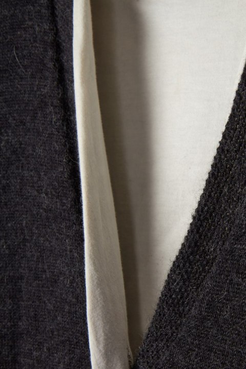 POETRY niespotykany sweter wełna alpaka bawełniana podszewka M