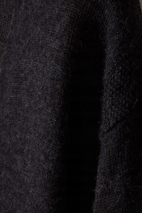 POETRY niespotykany sweter wełna alpaka bawełniana podszewka M