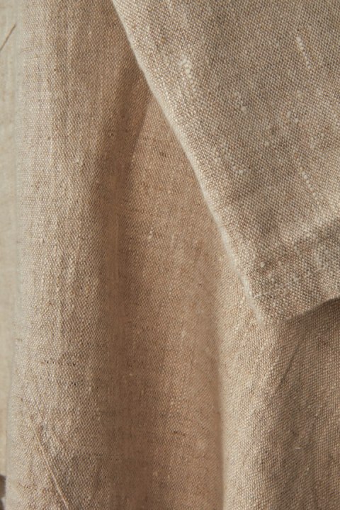 SARAH SANTOS - włoska tunika bluzka surowy len - L