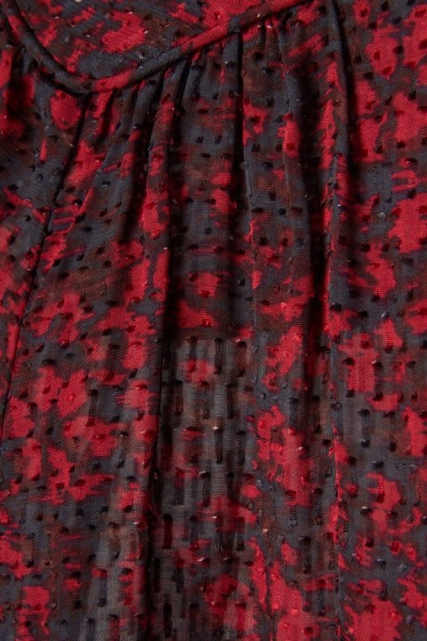 SECOND FEMALE wyjątkowa bluzka koszulowa delikatna wiskoza L