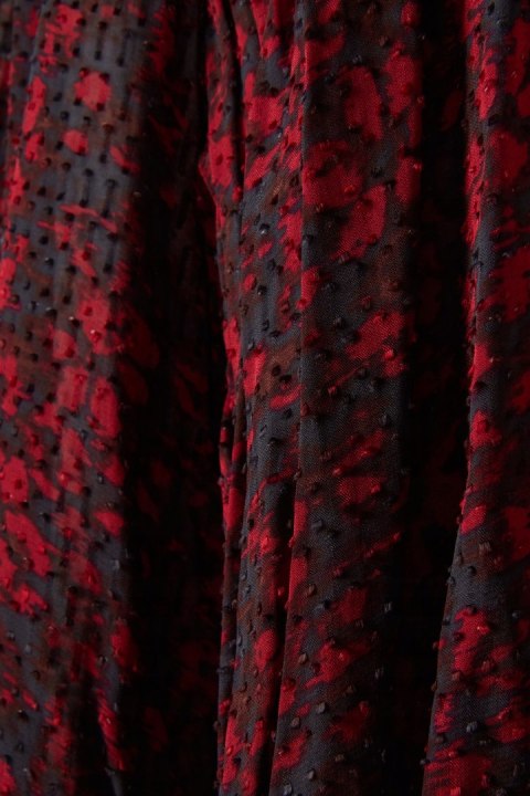 SECOND FEMALE wyjątkowa bluzka koszulowa delikatna wiskoza L