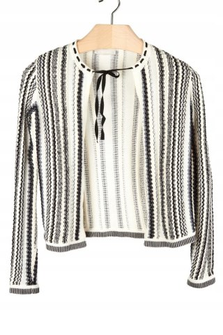 STEFANEL - gustowny sweter bawełna - S