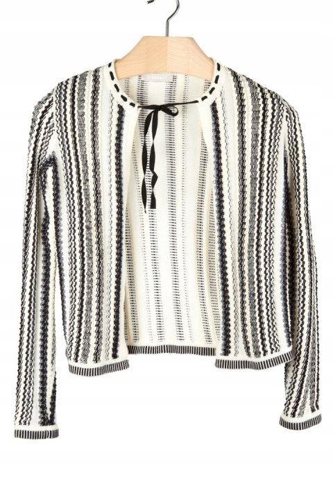 STEFANEL - gustowny sweter bawełna - S