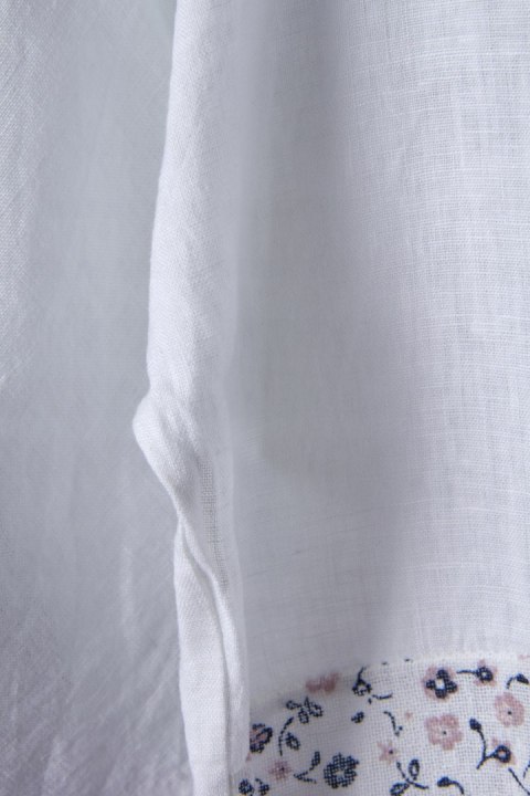 STELLA MARTINI - włoska bluzka lniana delikatny len - L