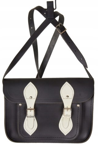 THE CAMBRIDGE SATCHEL COMPANY torebka skórzana monochromatyczna matowa