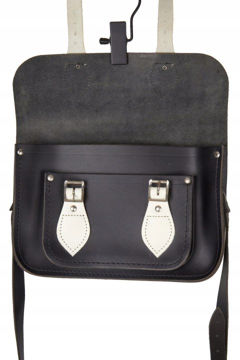 THE CAMBRIDGE SATCHEL COMPANY torebka skórzana monochromatyczna matowa