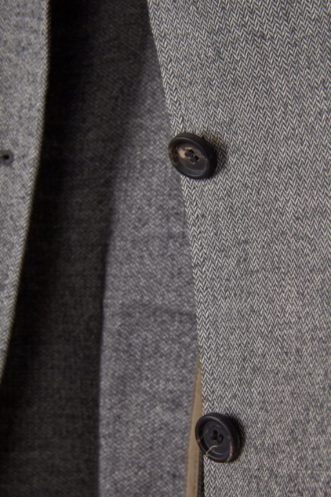 TONELLO ESSENTIAL - luksusowa włoska marynarka wełna - 38