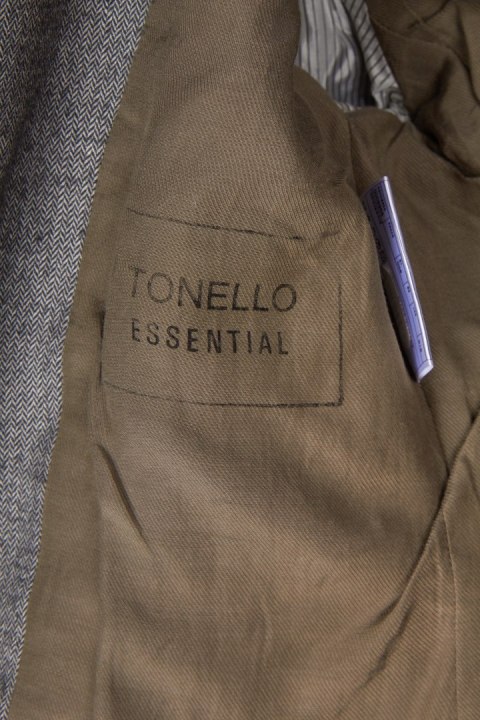 TONELLO ESSENTIAL - luksusowa włoska marynarka wełna - 38