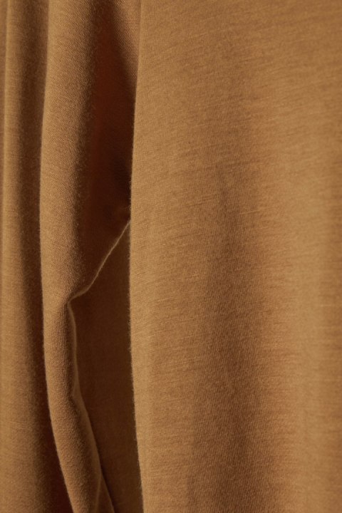 UNIQLO niespotykana delikatna bluzka kolor ochra S