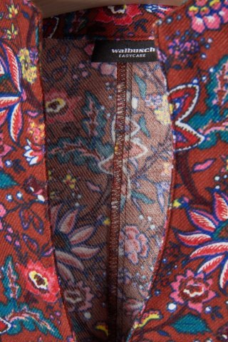 WALBUSCH przyjemnie ciepła bluzka koszulowa bawełna piękny wzór 40