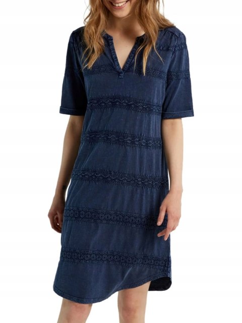 WHITE STUFF - mięciutka zawsze modna sukienka delikatna bawełna - 36