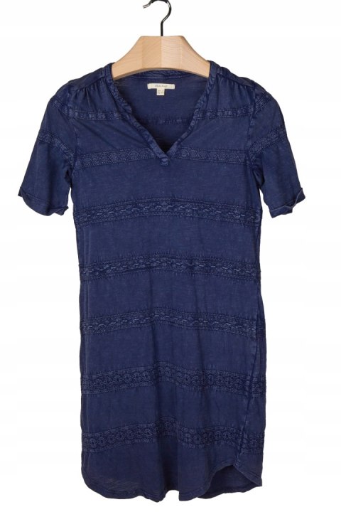 WHITE STUFF - mięciutka zawsze modna sukienka delikatna bawełna - 36