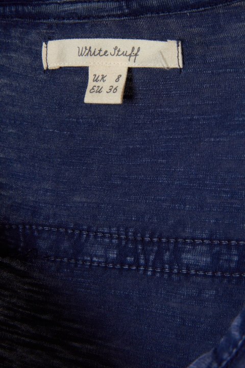 WHITE STUFF - mięciutka zawsze modna sukienka delikatna bawełna - 36